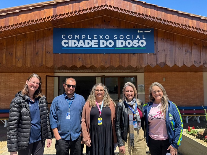 EQUIPE DA FASPG VISITA A CIDADE DO IDOSO EM IRATI