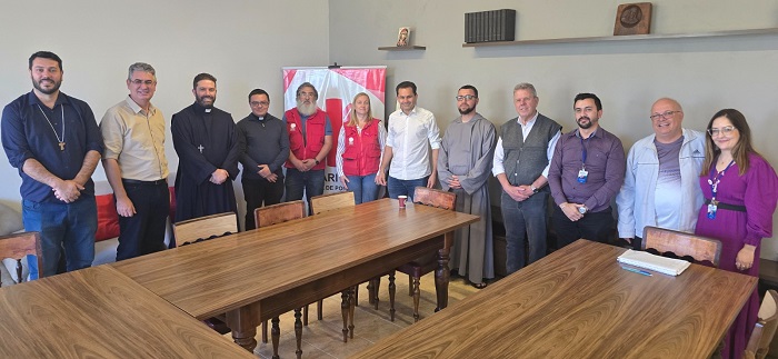 CÁRITAS DIOCESANA TEM REUNIÃO COM JULIO KULLER E DEPUTADO MÁRCIO PACHECO