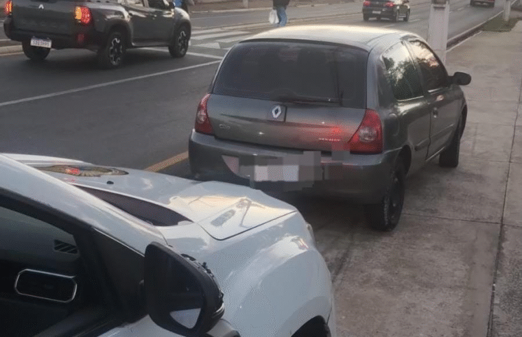 HOMEM É PRESO AO DIRIGIR VEÍCULO FURTADO COM PLACA CLONADA EM PONTA GROSSA