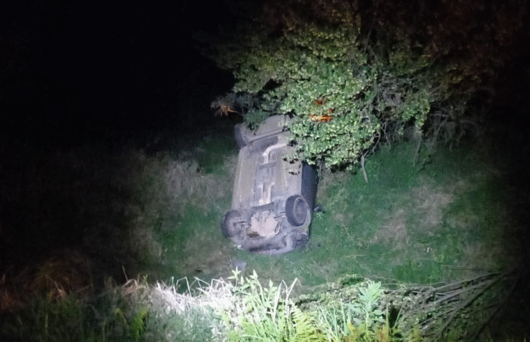 MULHER FICA FERIDA EM CAPOTAMENTO NA PR-151