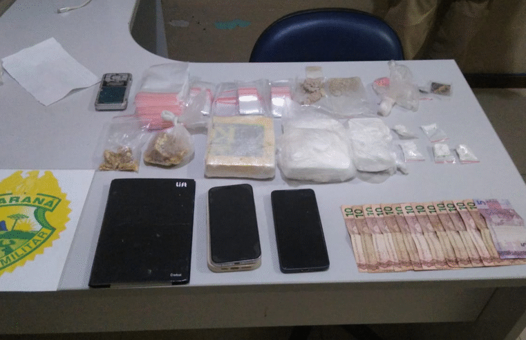 📢 GRANDE APREENSÃO DE DROGAS EM CASTRO: MAIS DE 1,8 QUILO DE COCAÍNA E DIVERSAS DROGAS SINTÉTICAS