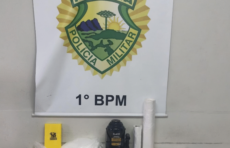 PONTA GROSSA: POLÍCIA MILITAR APREENDE 4 KG DE COCAÍNA DURANTE CUMPRIMENTO DE MANDADO