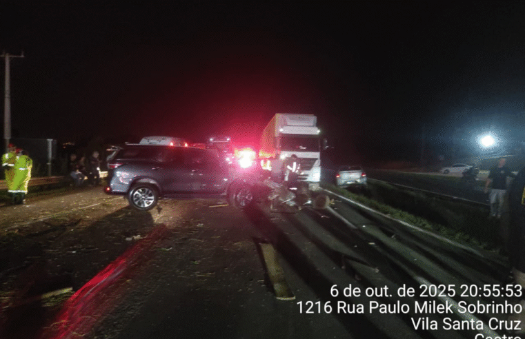 GRAVE ACIDENTE NA PR-151 EM CASTRO DEIXA DUAS VÍTIMAS FATAIS