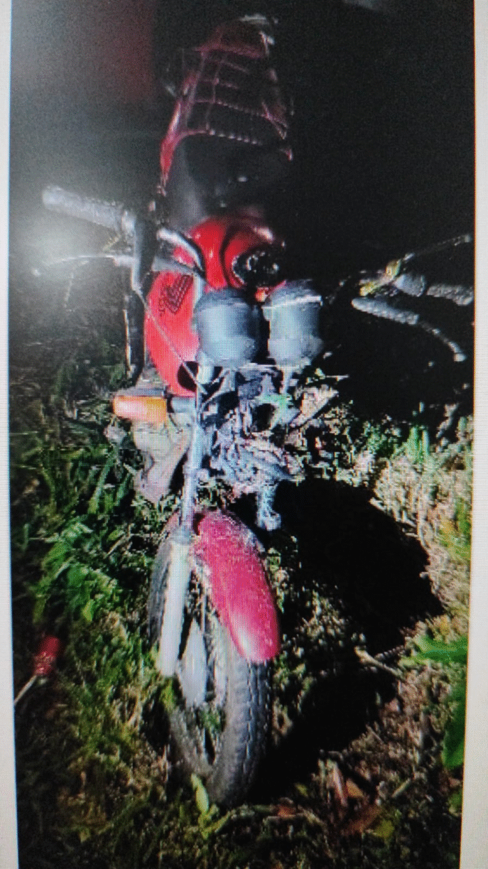 MOTOCICLISTA FICA FERIDO EM QUEDA NA PR-160