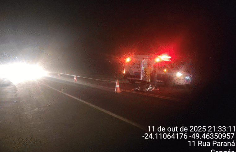 ATROPELAMENTO FATAL NA PR-239 EM SENGÉS: HOMEM MORRE APÓS SER ATINGIDO POR DOIS VEÍCULOS