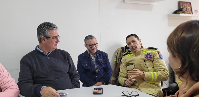CORPO DE BOMBEIROS APRESENTA A KÜLLER A PRESTAÇÃO DE CONTAS DO ‘FUNCOOB’