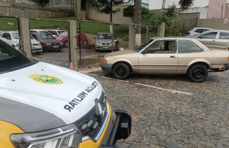 POLÍCIA MILITAR RECUPERA VEÍCULO FURTADO EM PONTA GROSSA